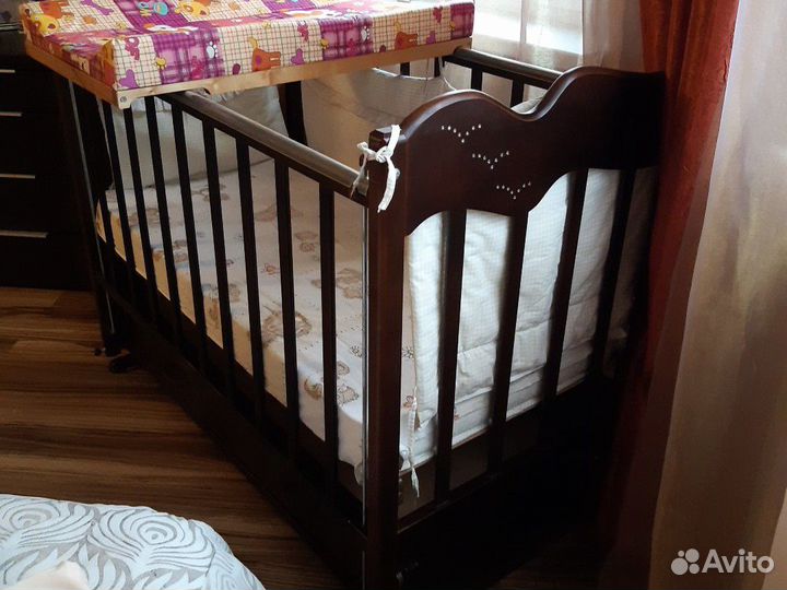 Пеленальная доска, бортики, подушки