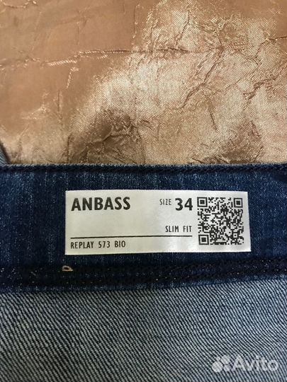 Мужские джинсы replay размер 34