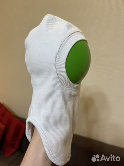 Шлем хлопковый белый