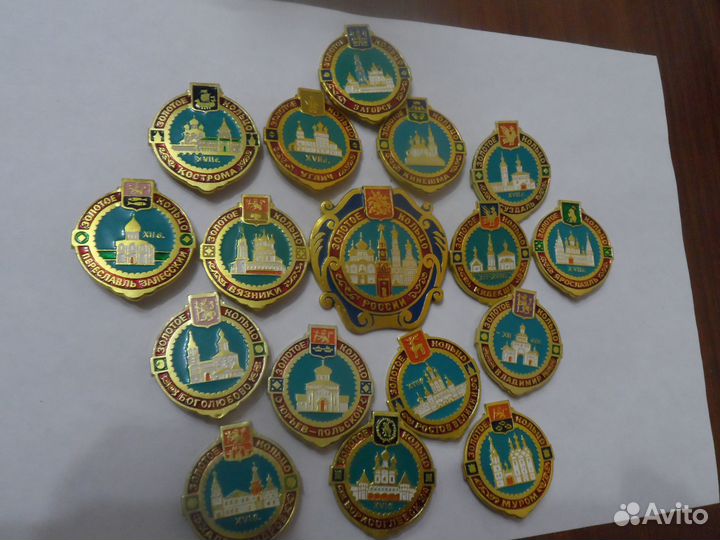 Значки СССР подборка Города
