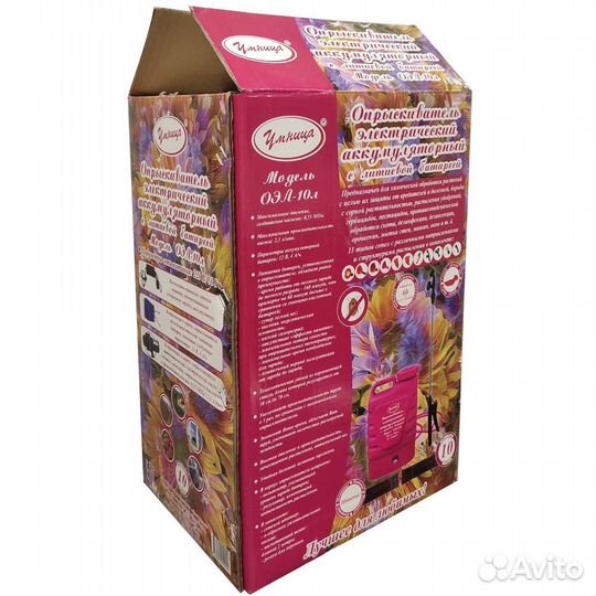 Опрыскиватель аккумулятор. литиевый Умница оэл-10л