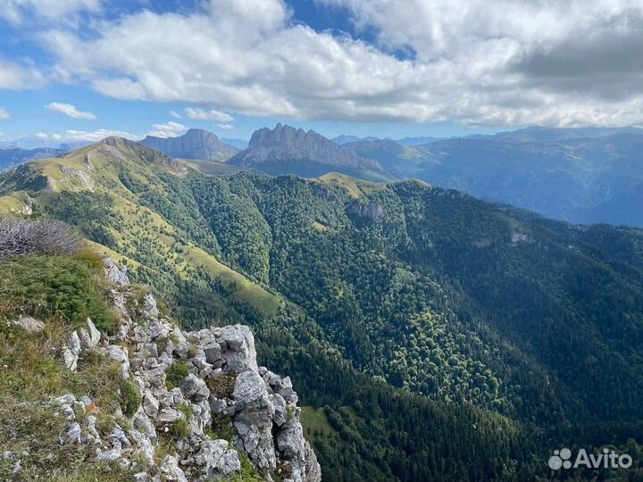 4 дня в Адыгеи, Большой Тхач и вершины гор