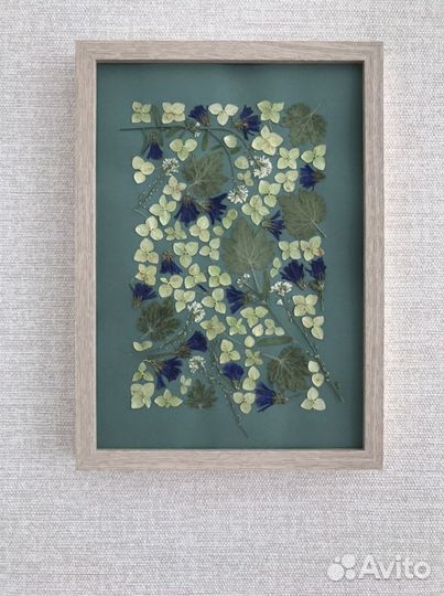 Картина из сухоцветов