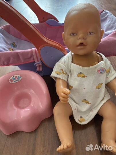 Кукла беби бон оригинал с вещами,аксессуарами