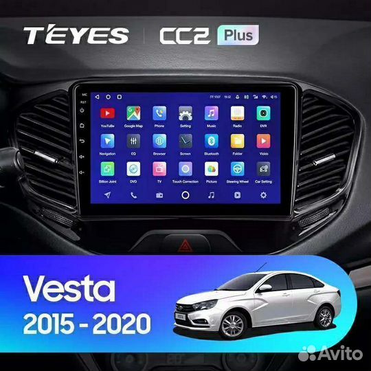 Штатная магнитола Teyes cc2+ LADA Vesta