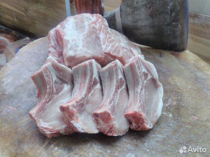 Свежее, охлажденное мясо, свинина