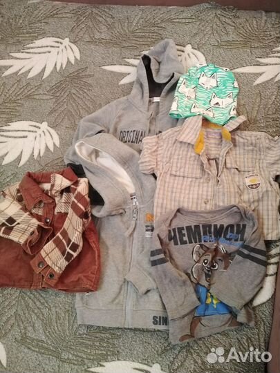 Большой пакет вещей для мальчика 80-86