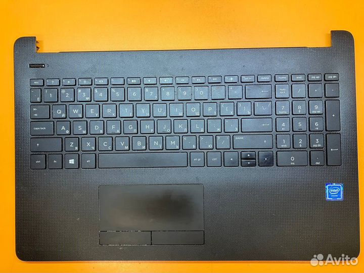 Б/У топкейс с клавиатурой для HP 15-BS черный