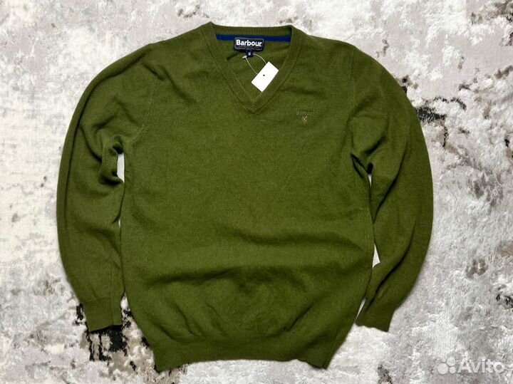 Винтажный свитер Barbour - M оригинал