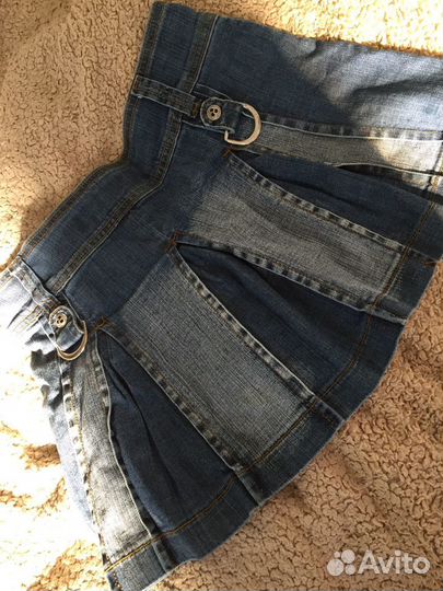 Юбка джинсовая