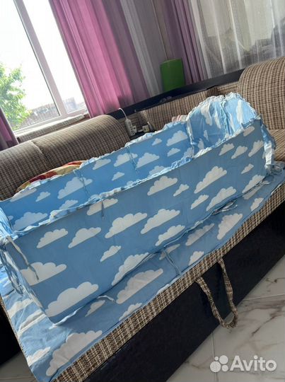 Бортики в детскую кроватку