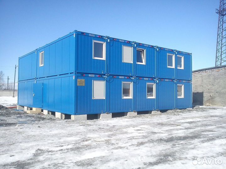 Общежитие из блок контейнеров с ндс