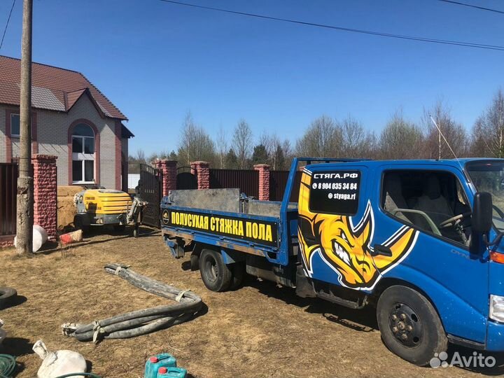 Полусухая стяжка пола в Городищах