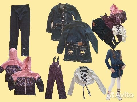 Пакеты новых и б/у вещей 122 размера на любой вкус