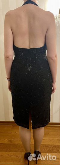 Вечернее платье, стеклярус пайетки. Америка