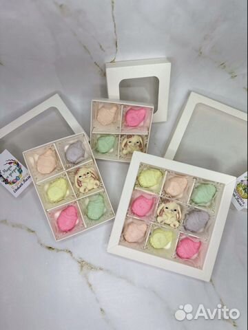 Набор из шоколадных конфет на Пасху с начинкой