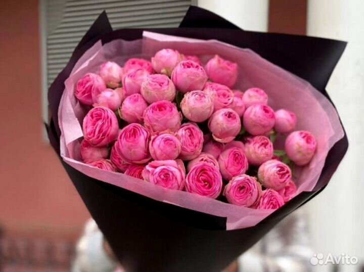 Пионовидные розы с доставкой