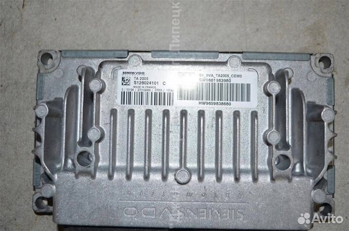 Блок управления АКПП 1.6 EP6 Peugeot 308 Citroen