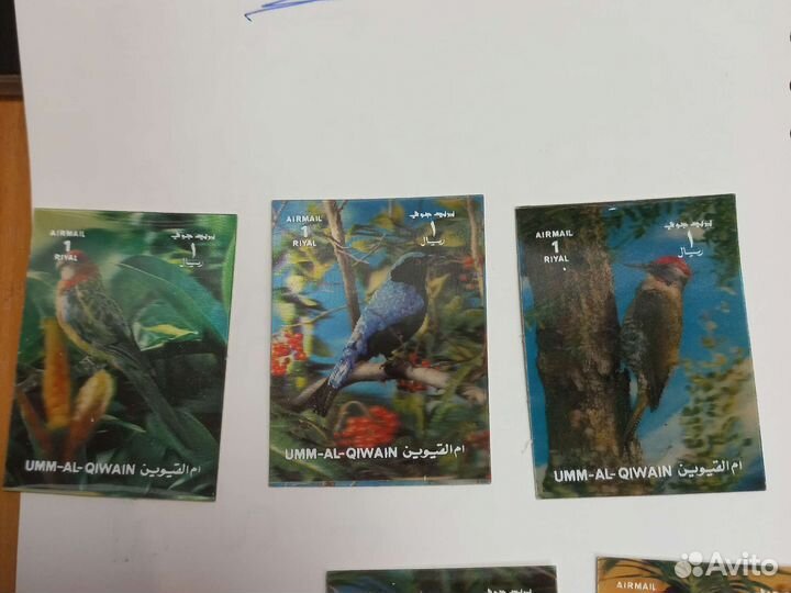 3D марки Птицы