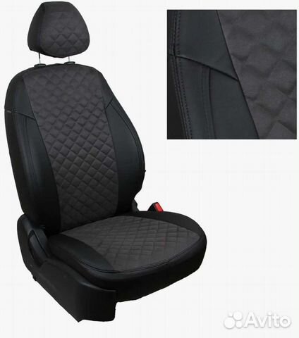 Авточехлы nissan X-trail T32 алькантара ромб