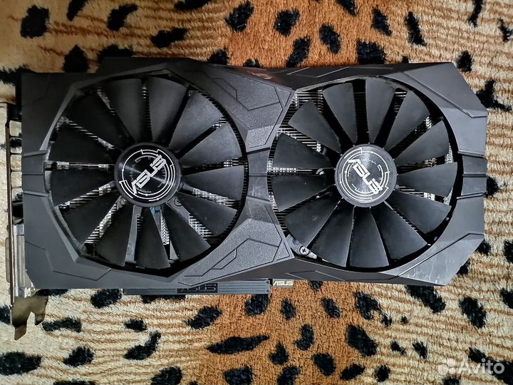 Видеокарта asus rx 570 4gb