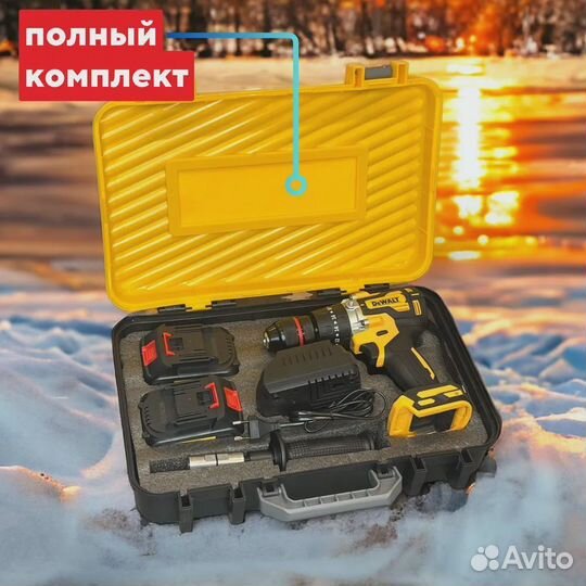 Шуруповерт для ледобура Dewalt 18 В. Новый