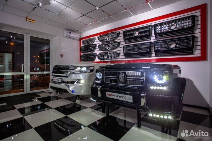 Молдинги AMG Mercedes Benz G-class w463 серебро