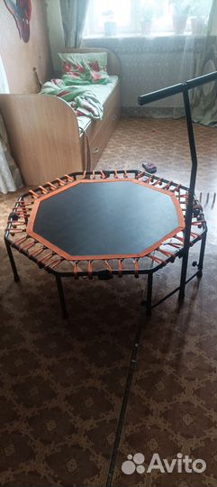 Батут для фитнеса с ручкой