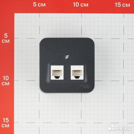 Розетка компьютерная blnia045456 открытая установк