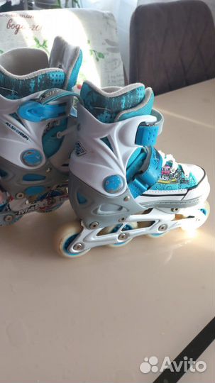Роликовые коньки детские раздвижные