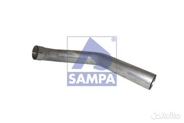 Труба глушителя промежуточная MAN 021.196 sampa