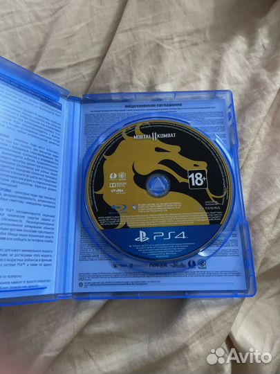 Мортал комбат 11 ps4 диск