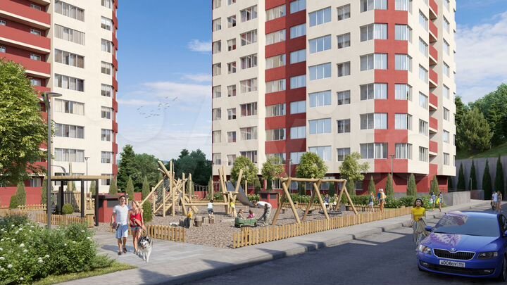 2-к. квартира, 64,7 м², 8/15 эт.