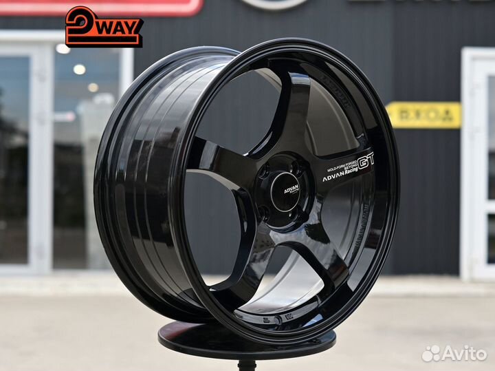 R17 Advan GT Style 7.5J ET35 4*100 Black (RG19)