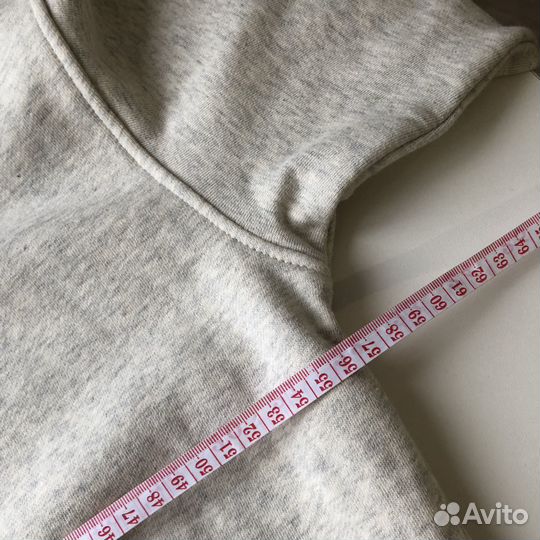 Свитшот худи серая S новая lime
