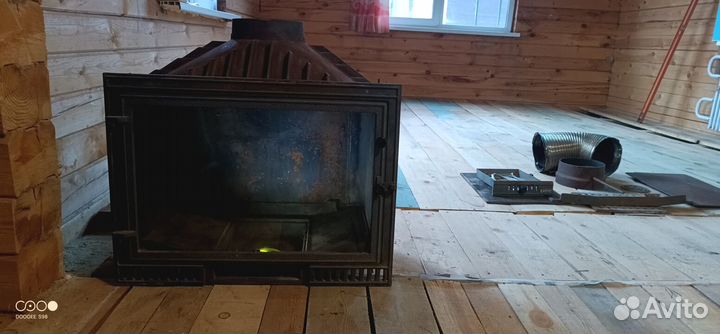 Чугунная каминная топка 