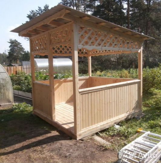 Строительство террас веранд пристроек беседок