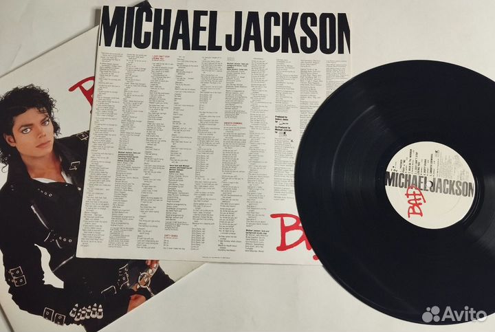 Винтажная виниловая пластинка LP Michael Jackson B