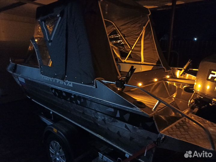 Продам лодку Тактика460DC+Parsun60+Трейлер