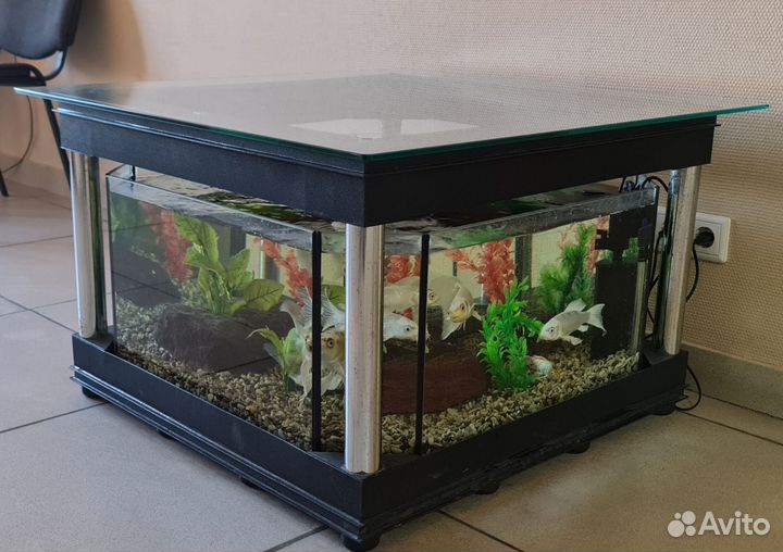 Аквариум с рыбками бу