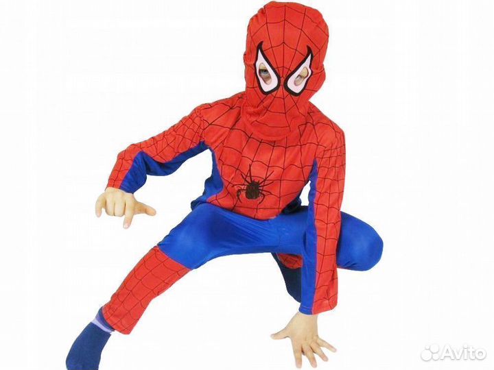 Костюм Человек-Паук детский на рост 120-130 см