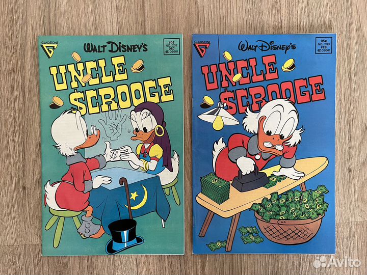 Uncle Scrooge - раритетные комиксы 80х годов