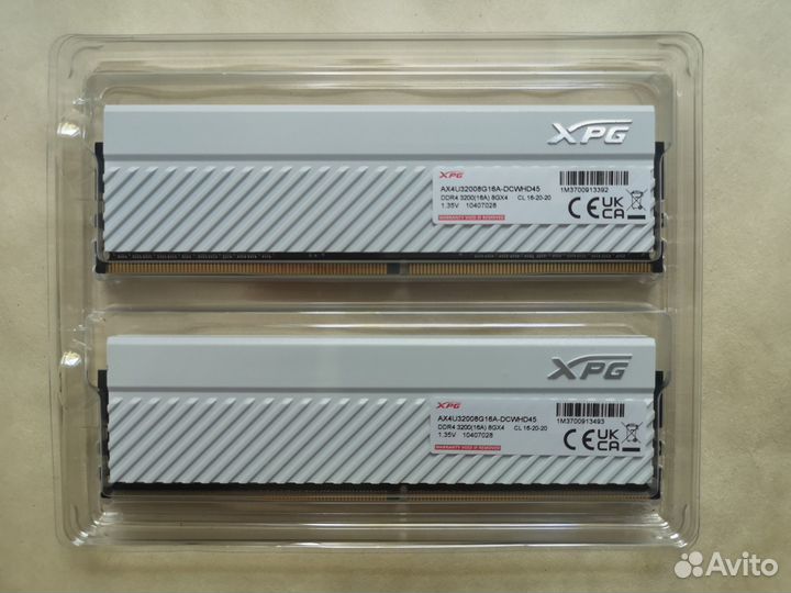 Оперативная память adata XPG DDR4 3200 16Гб