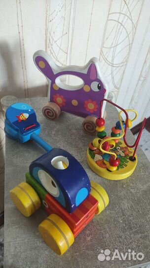 Развивающие деревянные игрушки