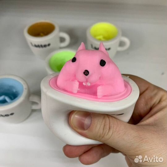 Антистресс - Суслик в чашке (белка)