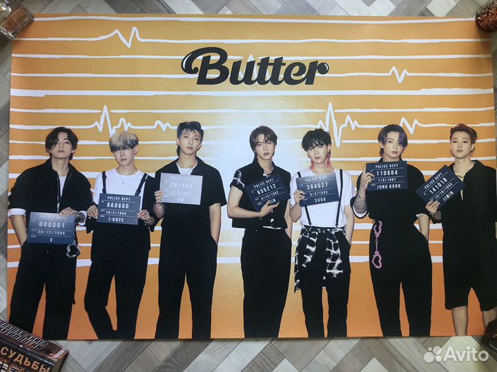 Плакаты бтс bts предзаказ butter