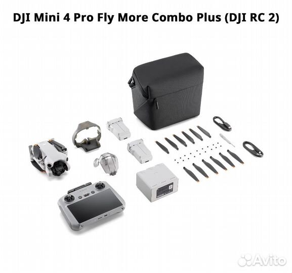 DJI Mini 4 Pro Fly More Combo Plus (пульт RC 2)