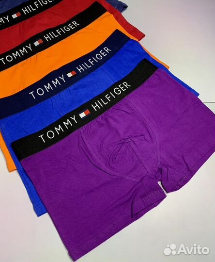 Трусы мужские боксеры 5+1 tommy hilfiger