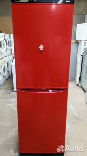 Красный холодилк Stinol No Frost доставка грузчики
