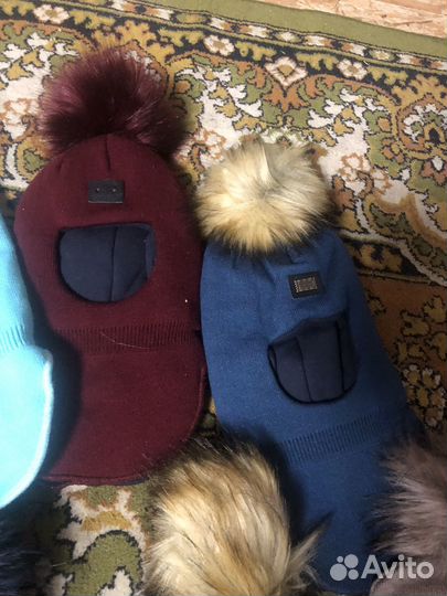 Шапка детская зимняя снуд
